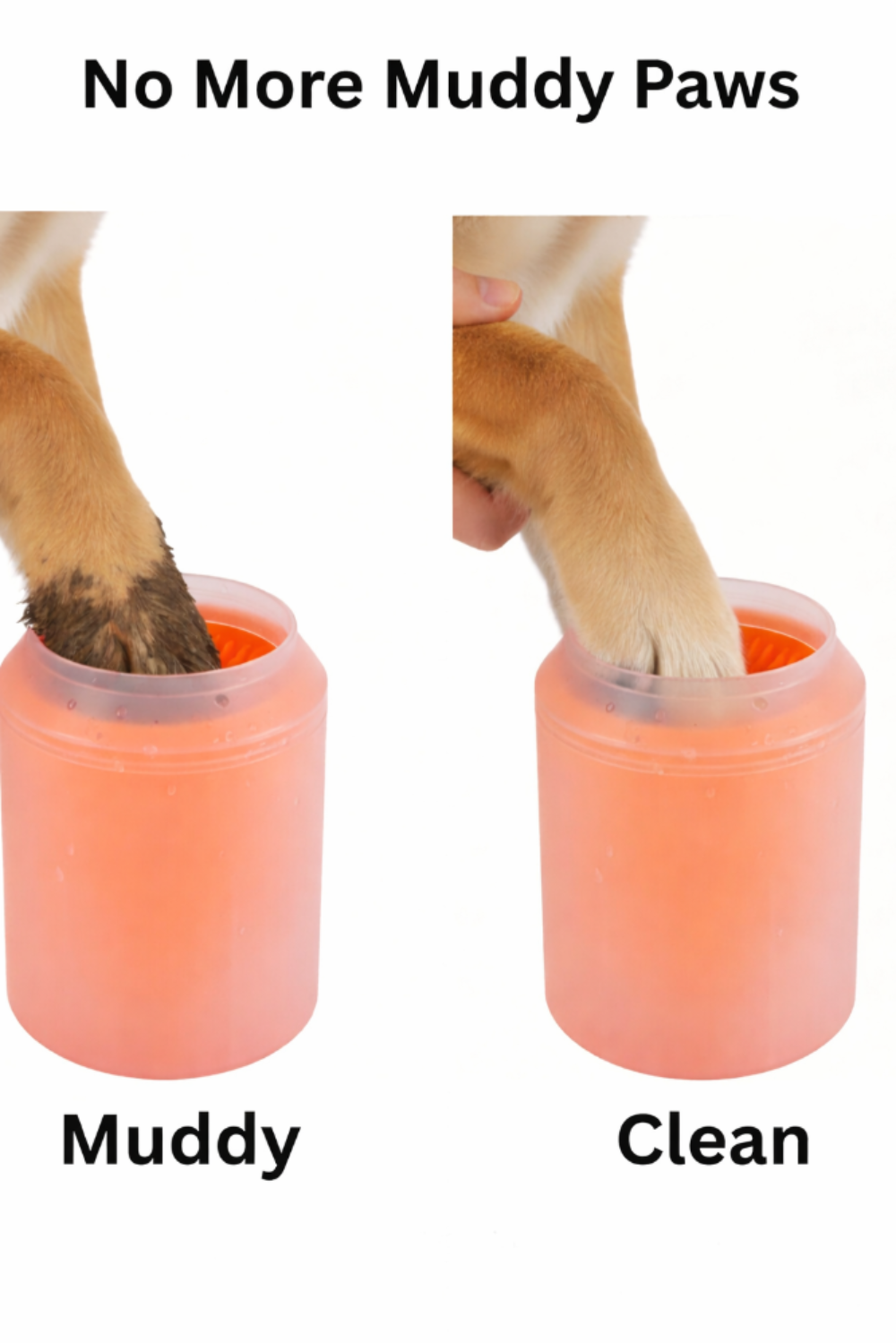“Dog Paw Cleaner Cup – Clean Muddy Paws in Seconds”